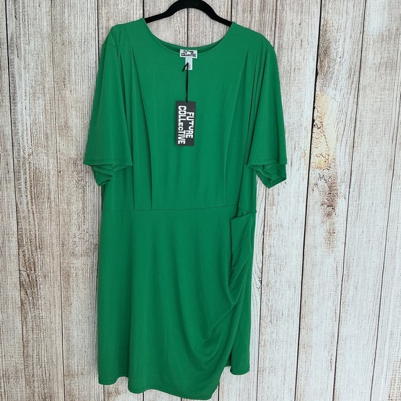 Future Collective Dresses & Skirts - Future Collective Emerald Midi Dress